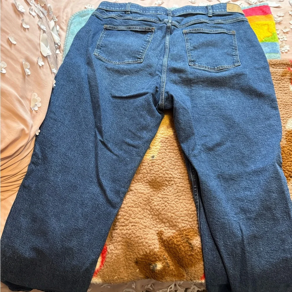 ‼️LAST CALL‼️ Plus size Eddie Bauer indigo jeans- authentic straight fit - Picture 5 of 6